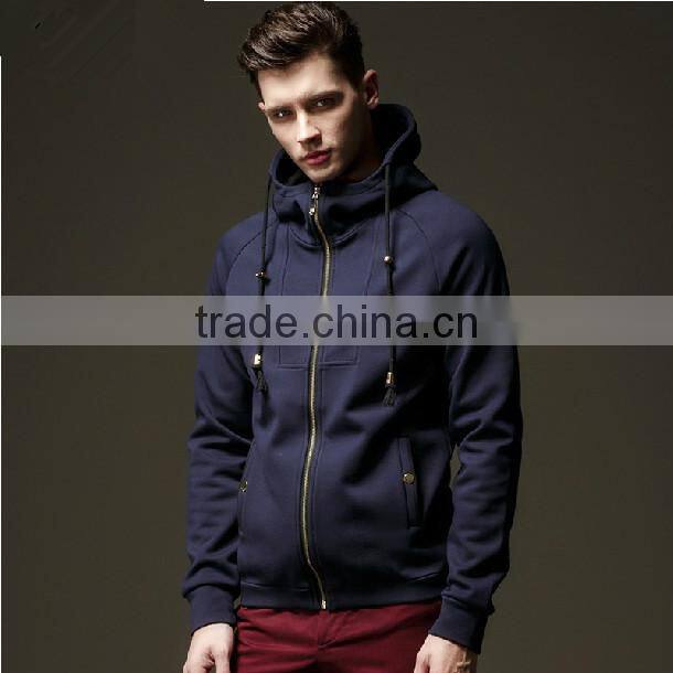High Fashion sport uniform customize causal winter zip-up Sweatshirt Hoody for Men