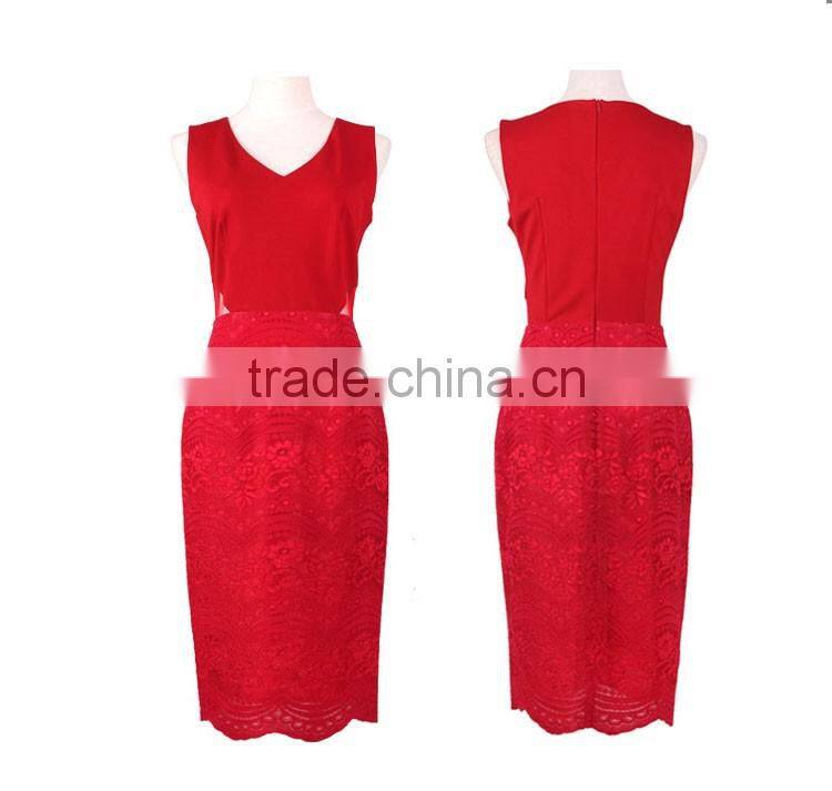 Maxnegio fashion lace bodycon dress manufacturer for girl