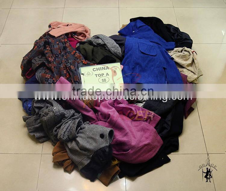 second hand fashion clothing manufacturers lady winter used coats long