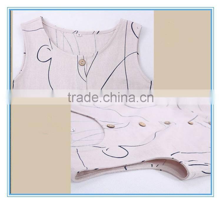 2016 Fashion Plain Customed Newest Ladies Long Vest