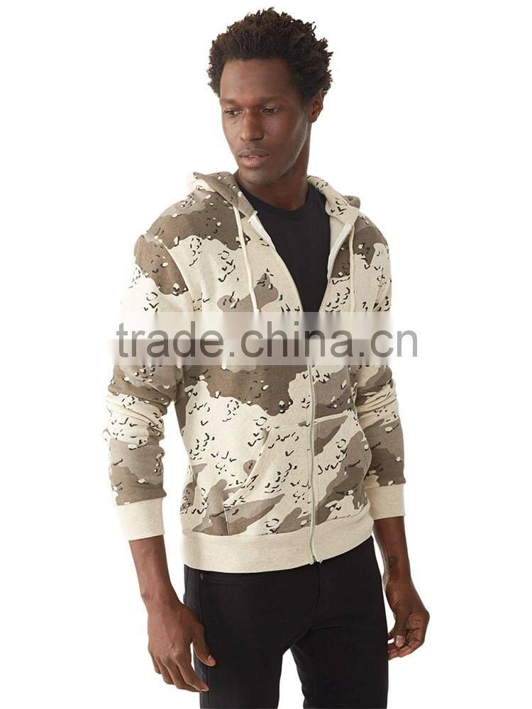 Rocky printed eco-fleece custom printing bulk zip hoodies cheap