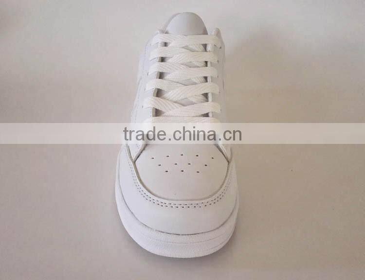 PU outsole comfortable white high quality shoes for women