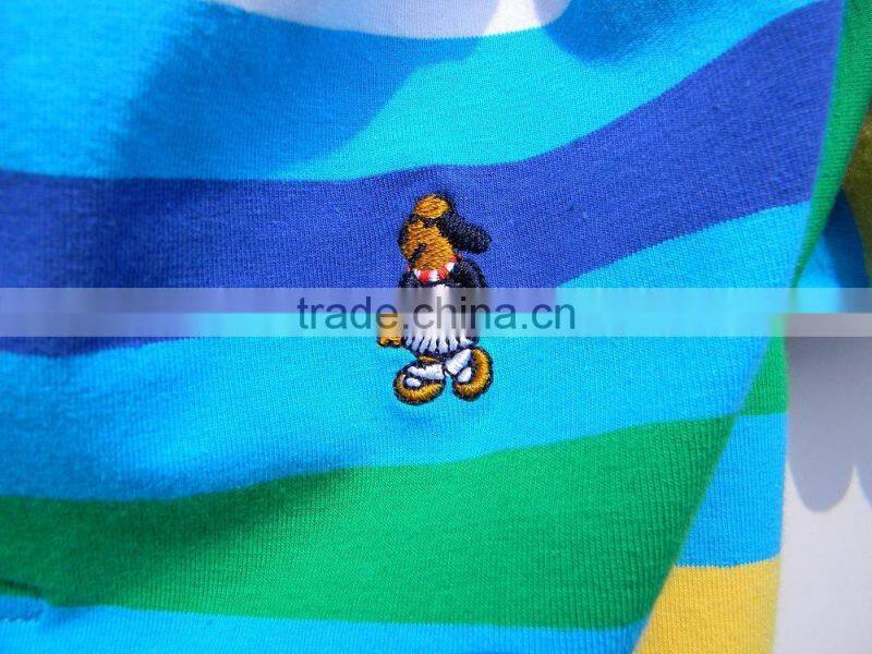 kids clothes long sleeve polo shirt high quality cotton fashion stripe kids polo shirt for children
