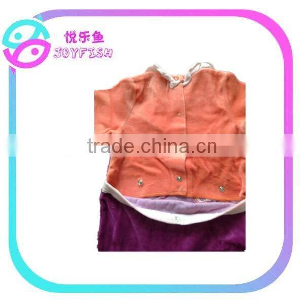 Velvet cute baby romper