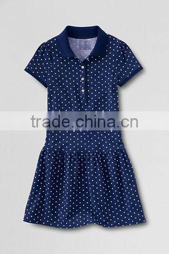 GIRLS WHITE POLO DRESS