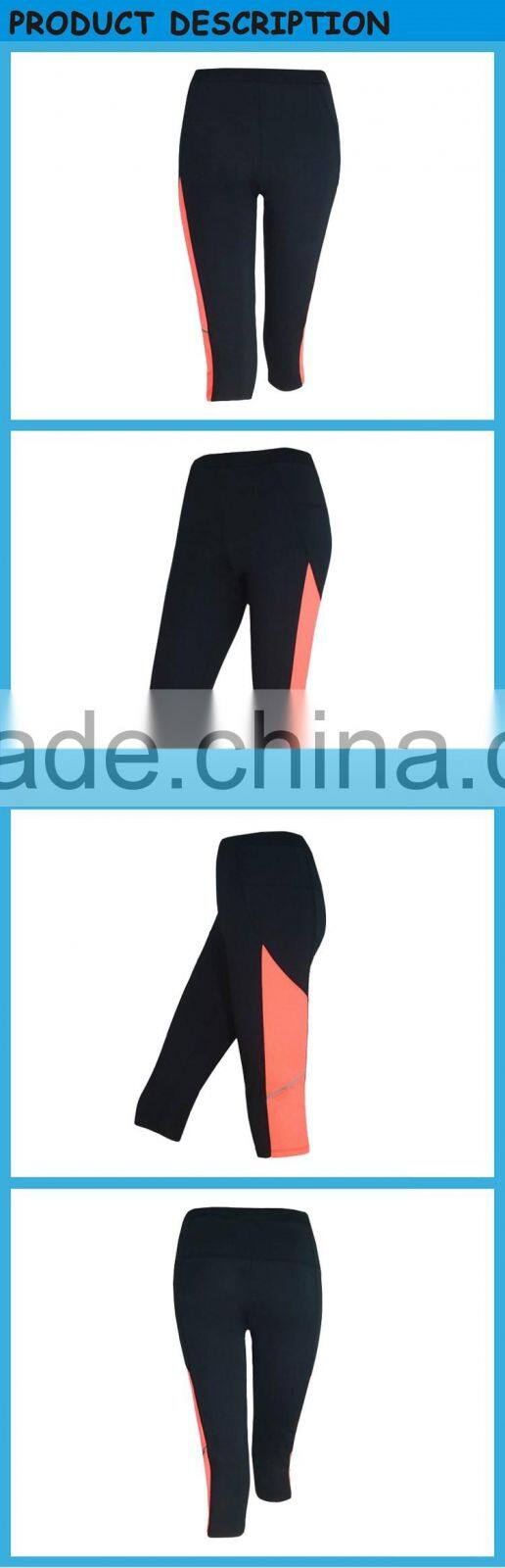 Nice Stretch Custom Color Contrast Yoga Pants Legging Womens