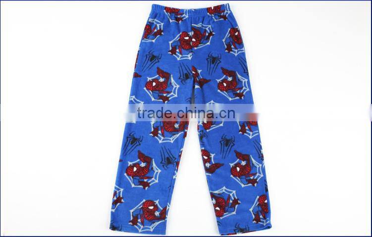 Spider man printing big boy warm pajamas