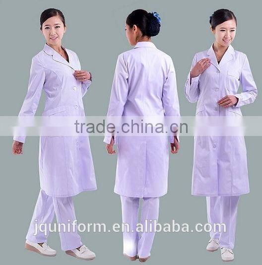 white colour factory direct sale hospital doctor uniform,nurse uniform /medical work uniform wholesale