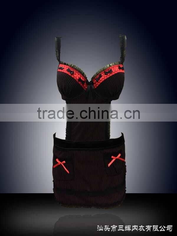 OEM 2016 new design Sexy lingerie princess dress give you a wonderful body Made in China