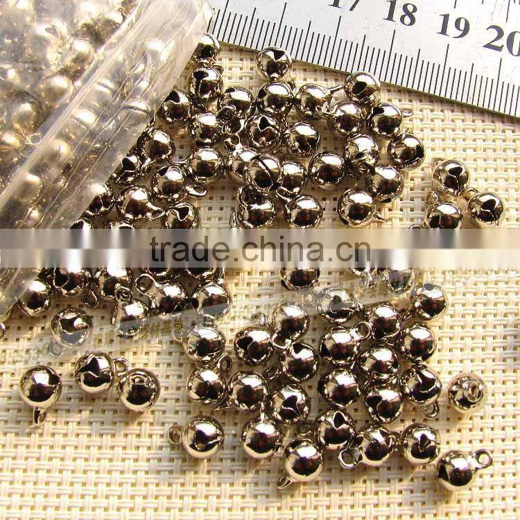 6mm Alloy Small Bells Crafts for Decoration 500 PCS / lot