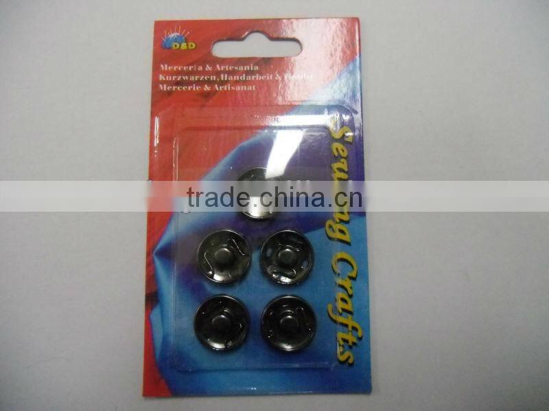 D&D Fancy Buttons Snap Fasteners durable sliver