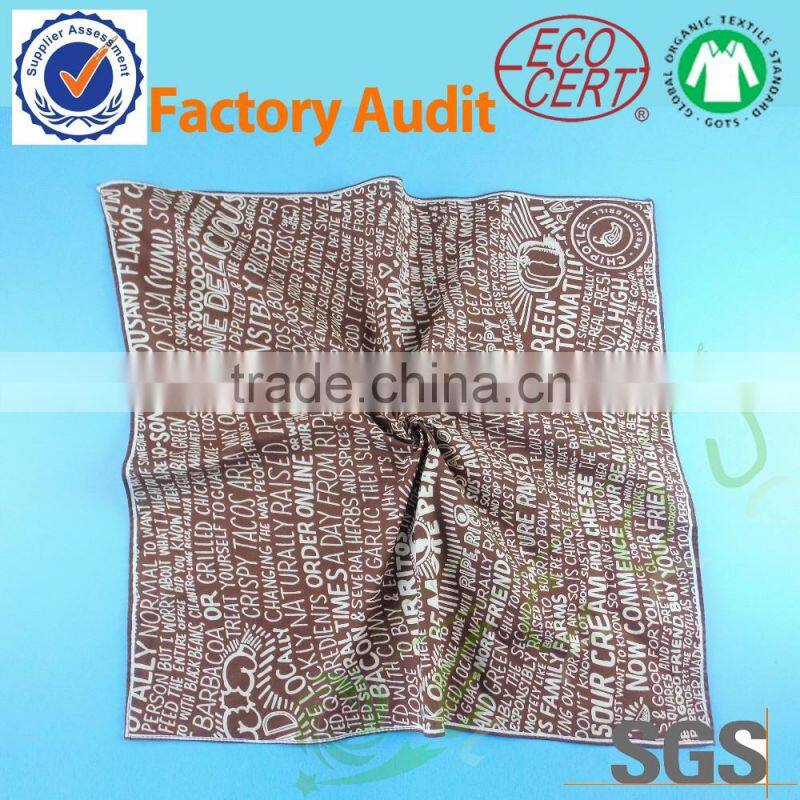 High quality custom design fashion printing lady scarf