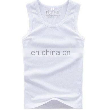 Gym 100% cotton custom tank top for yoga, fitness