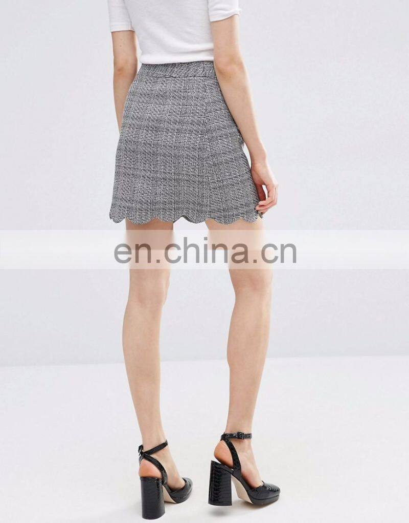 2016 women fashion dress wholesale price lace slip skirt loose knitted cardigan for autumn EZ0716