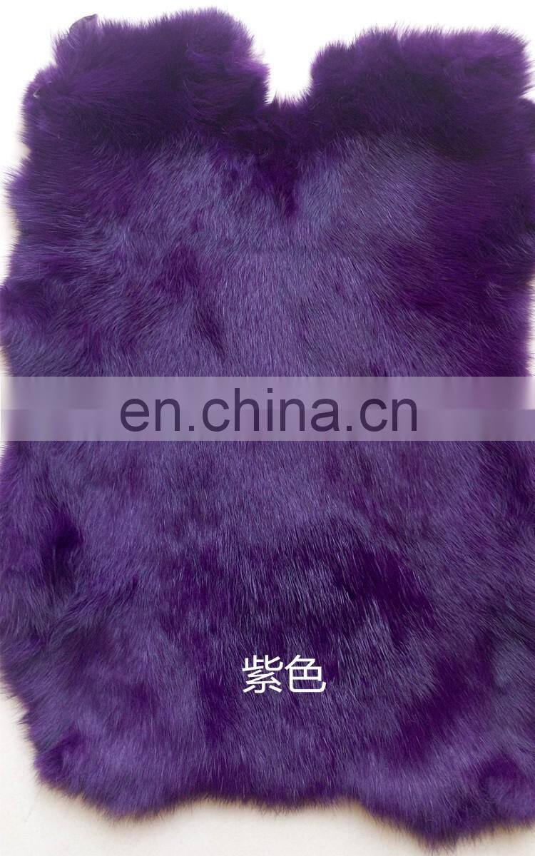 China Factory Price Real Rabbit Fur Skin Rabbit Fur Pelt for clothing