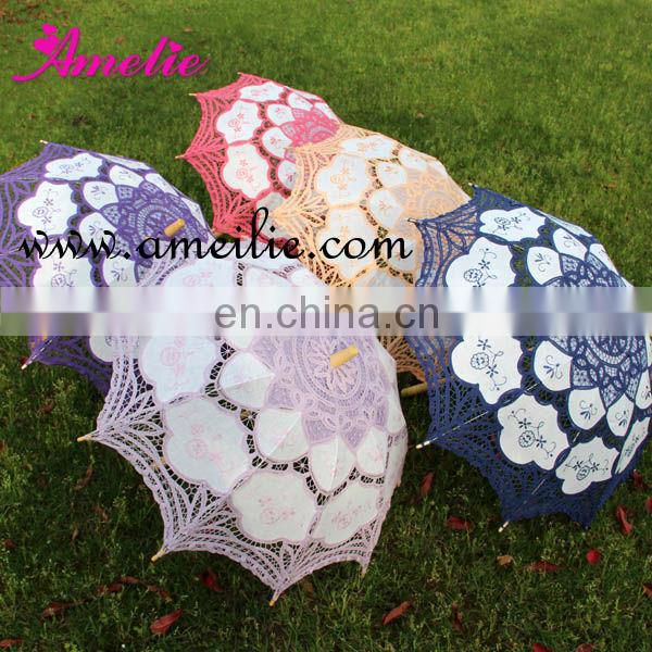 A01102 New arrival Cotton lace umbrella Very popular umbrella