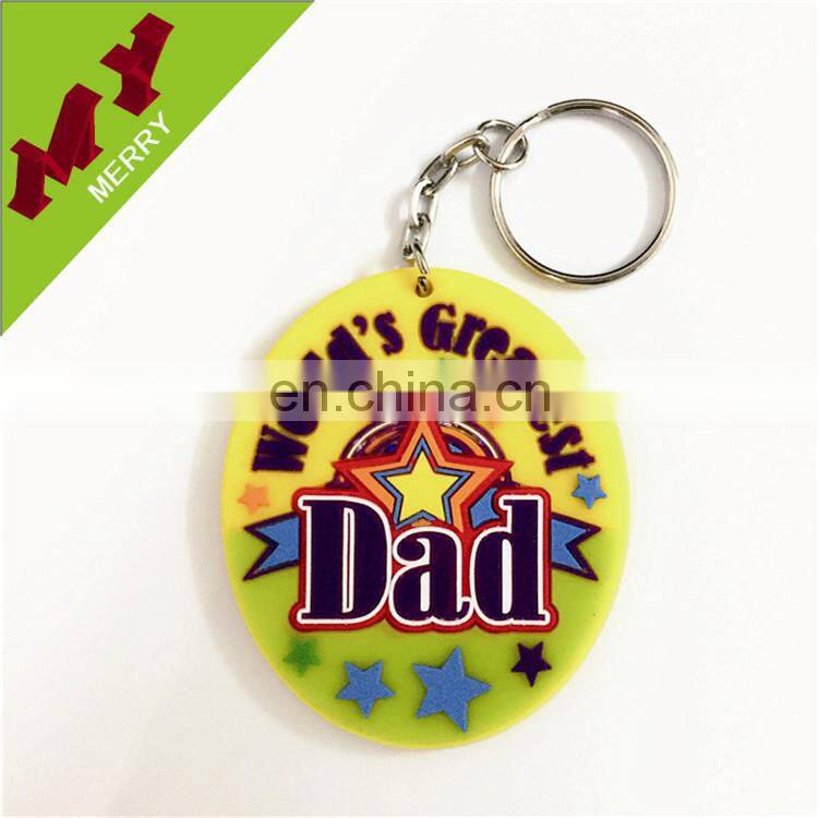 Promotional crafts wholesale car keychain / pvc keychain