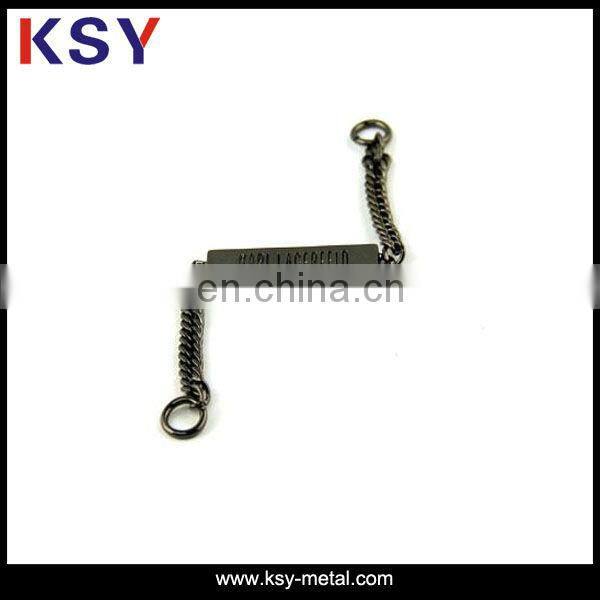 Butterfly shape custom engraved jewelry tags/logo debossed charms