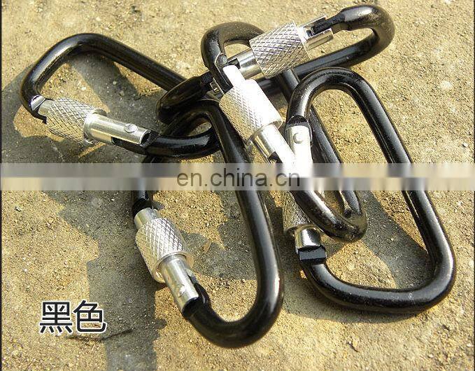 Hot sales Aluminum locking carabiners