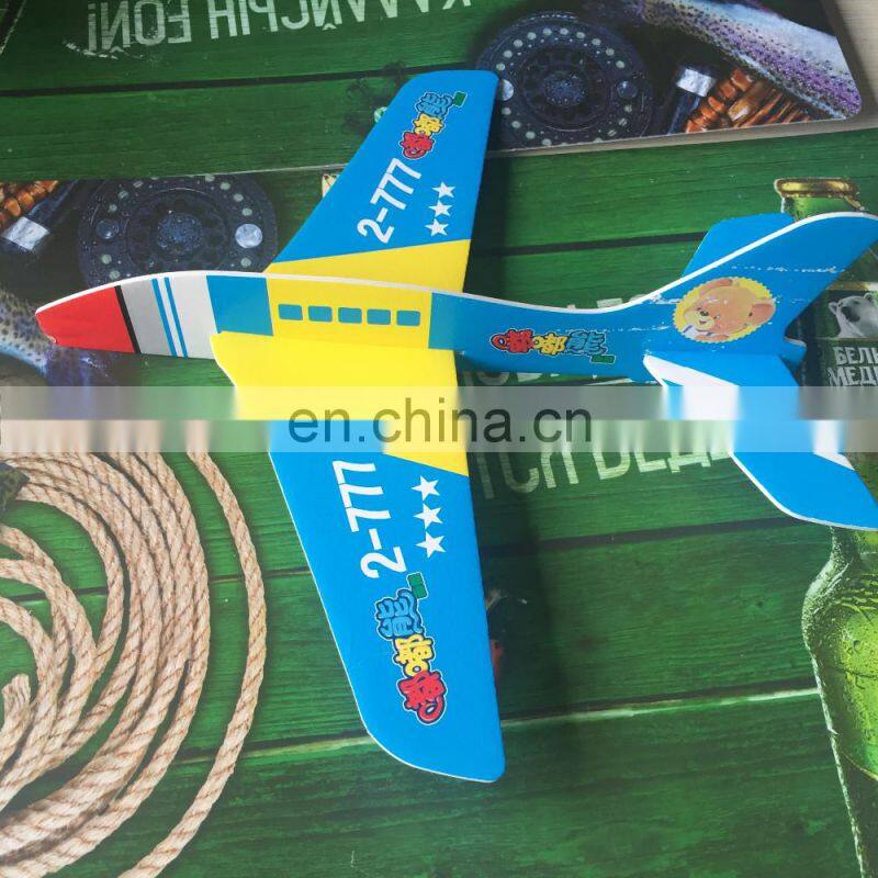 Custom printed foam plane glider