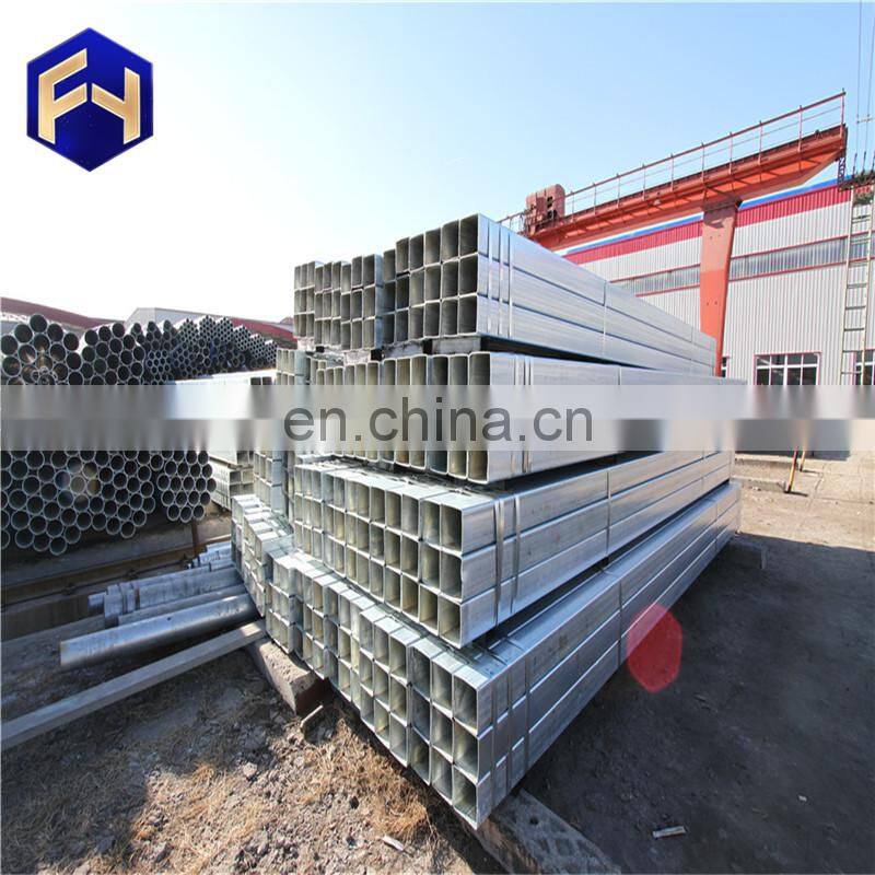 FACO Steel Group ! galvanised/gi astm a500 gr.c galvanized square steel pipe made in China