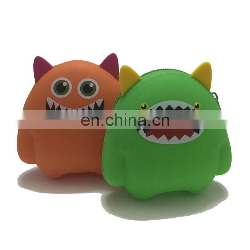 Bulk Wholesale Animal Shape Key Holder Wallet Custom Clutch Mini Women's Silicone Coin Purse