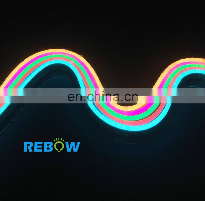 Silicon neon rope lights pink 12V 24V Neon Flex 6mm 8mm led thin neon rope