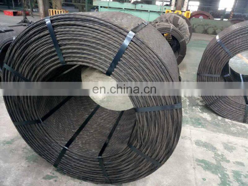 High Tension Steel Wire 1860pa construction 12.7mm pc strands