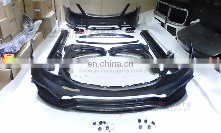 S CLASS W222 S320 S400 S500 body kit for W222 S320 S400 S500 to WD style with bumpers fenders 14~16y , FRP material