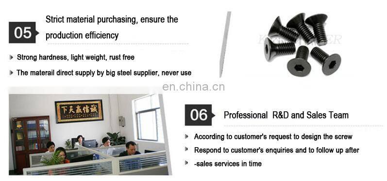 King Tower OEM CNC lathe screw factory stainless steel shoulder bolt/ socket shoulder screw/stripper bolt with nut