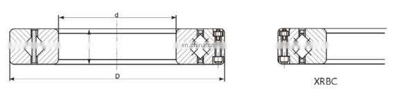 Cross roller bearing Turntable Slewing Bearing CRBC20035 XRBC20035