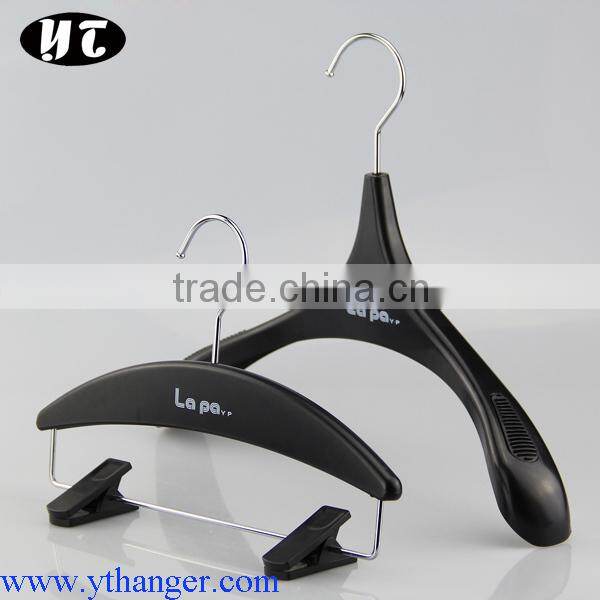 HA1157 plastic tops hanger and pants hanger for clothes