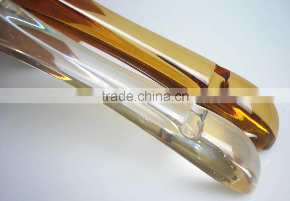 Acrylic display hangers crystal clothes hanger for shop