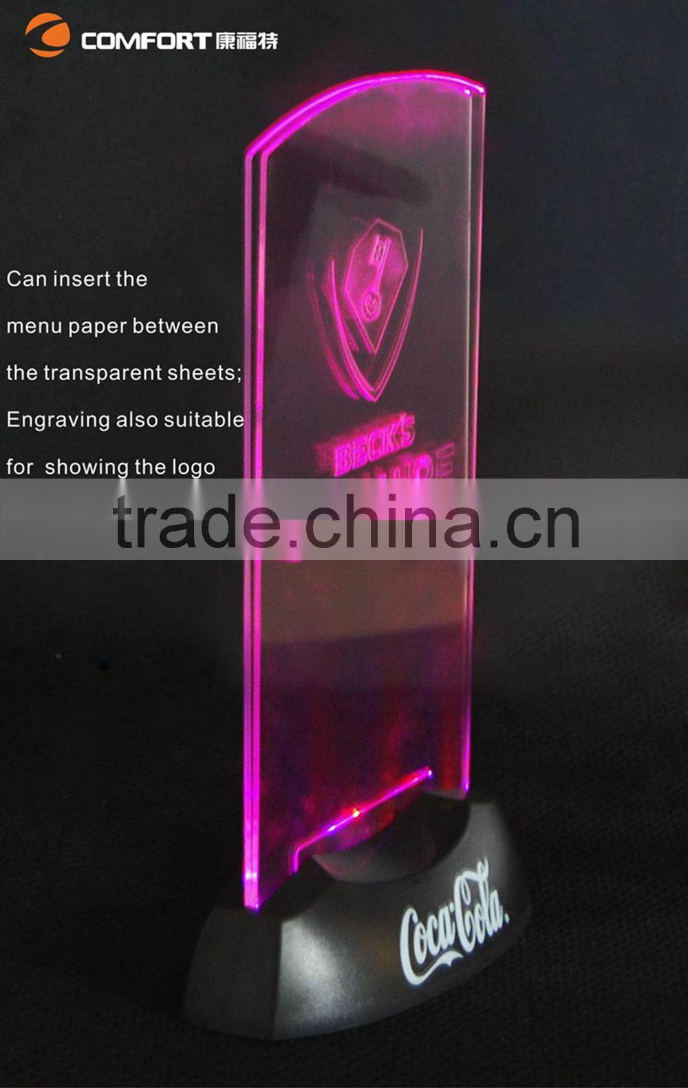 Hot bar product-lighted rotating display stand