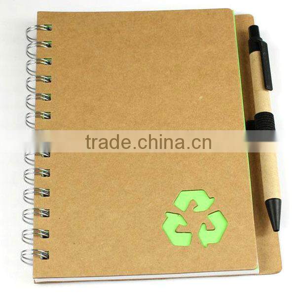 wholesale hardcover notebook filler paper spiral notebook with pen