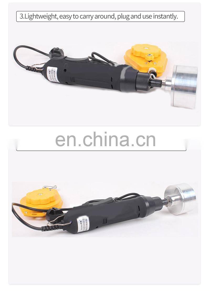 Portable Electric Capping Machine for Plastic Screw Cap 10-50mm