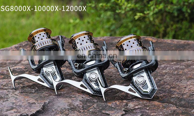 5+1-10+1BB Stainless Steel Ball Bearings 8000-12000 Full Metal 15kg Drag Fishing Equipment Distant Wheel Longcast Spinning Reel
