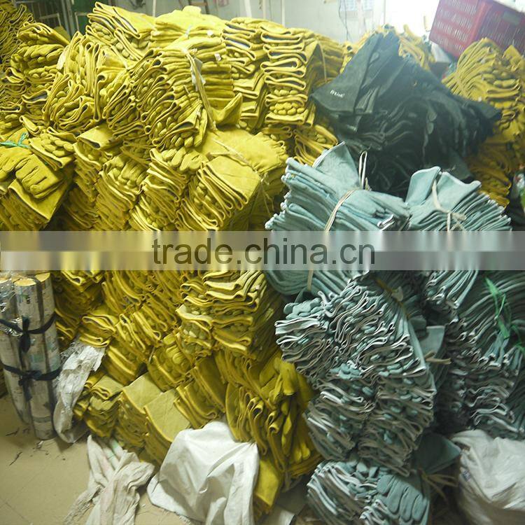 AB grade cow split leather working Gloves, leather safety gloves for machenist