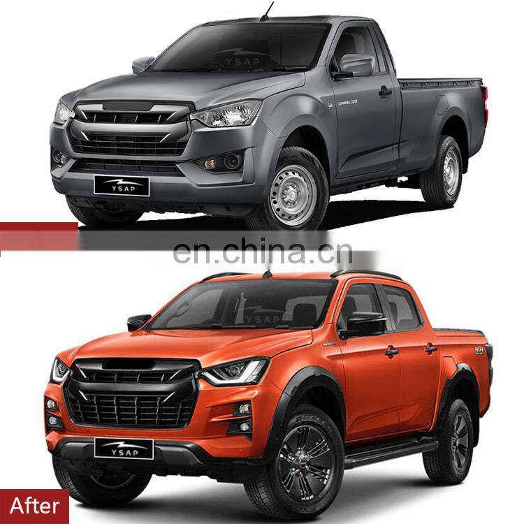 Factory price facelift body kit for 2021 D-Max Low upgrade to High body kit
