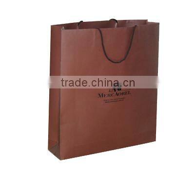 Cheap Kraft brown paper bags with handles
