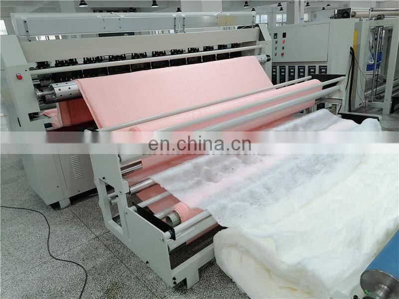 UT3000S ultrasonic fabric embroidery quilt quilting sewing machine with cross cutter