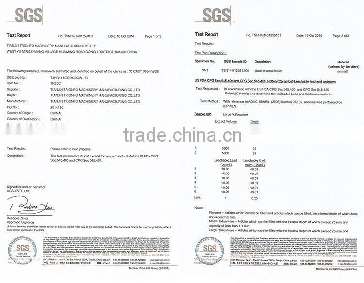 TRIONFO fish shape cast iron pre-seasoned baking plate