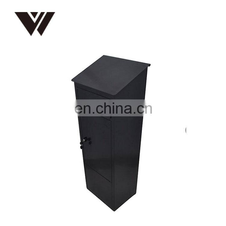 Extra Large Front Access Or Rear Access Fence Mounted Anti-theft Safe Courier Drop Letter Box Post Box For Parcel Mails Delivery