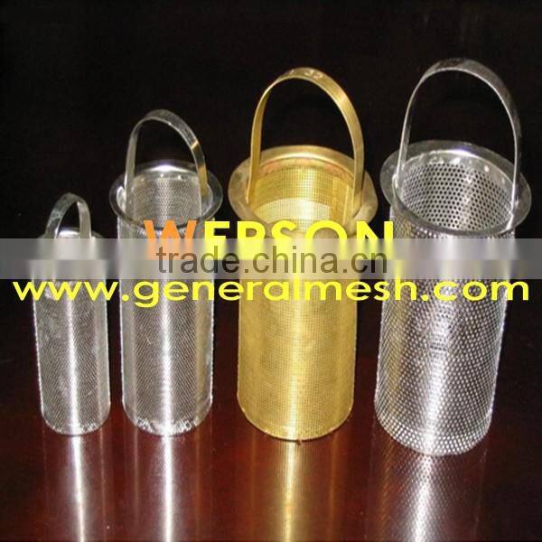 stainless steel Perforated Strainer Basket for filter housing | generalmesh