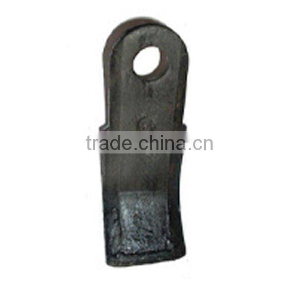 Flail blades in agriculture