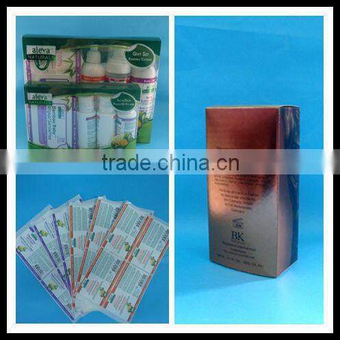 Plastic bottle labels,coated waterproof tag