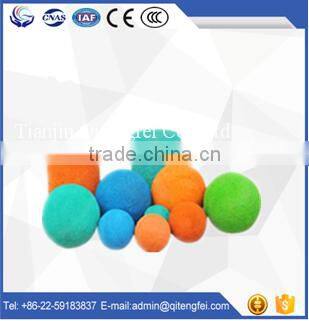 Concrete pump pipeline orange sponge natural sponge foam cleaning ball