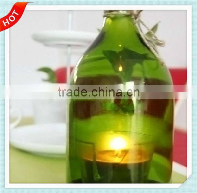 tealight candle holder, hanging metal bottle lantern