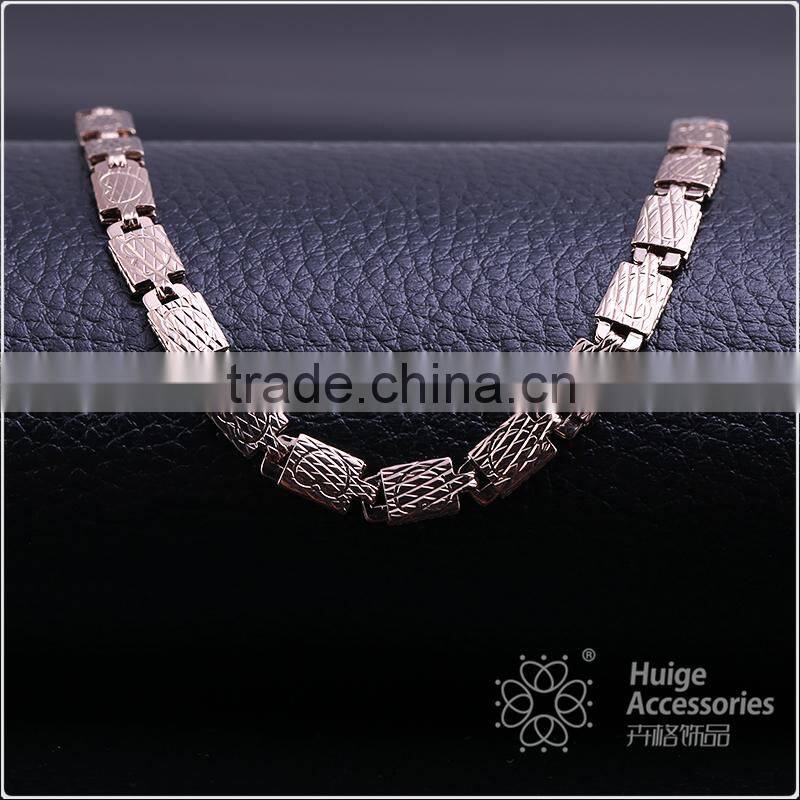 Manufacturer direct sale new arrival coffee gold plated chunky choker statement chain necklace