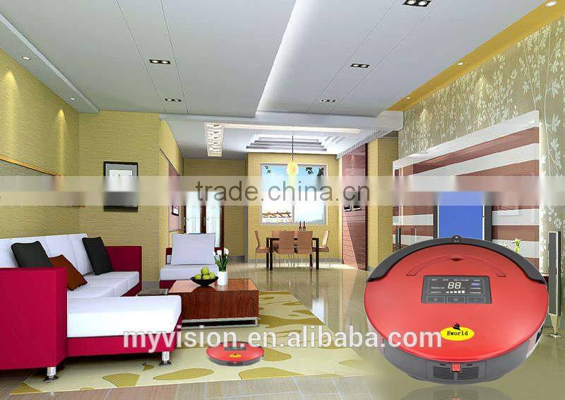 M882 Robotic Vacuum Cleaner in New Design, with UV Lamp and Virtual Wall,Sweeper size D350*85mm